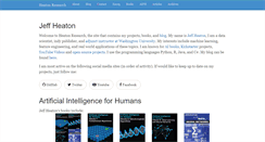 Desktop Screenshot of heatonresearch.com